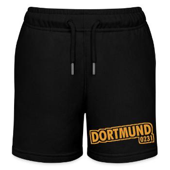 Dortmund - 0231 - Area Code - Kids Organic Sweat Shorts by Stanley/Stella - black - Front