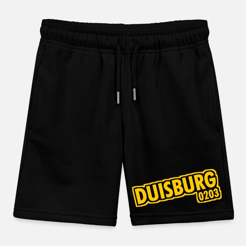 Duisburg - 0203 - Phone Code - NRW - Ruhrpott Kids Organic Sweat Shorts by Stanley/Stella