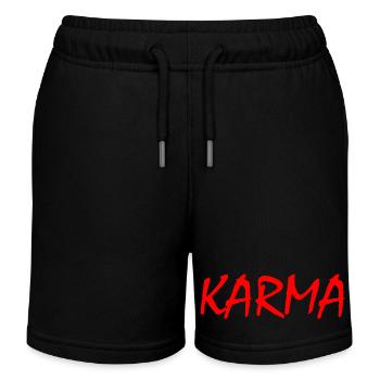 Karma - Short de jogging enfant bio Stanley/Stella - noir - Devant