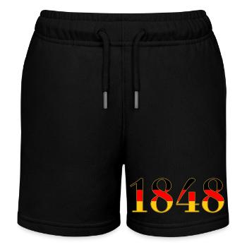 1848 - Short de jogging enfant bio Stanley/Stella - noir - Devant