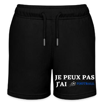 Football - Fußball - Fútbol - Calcio - Foot - Cool - Kids Organic Sweat Shorts by Stanley/Stella - black - Front