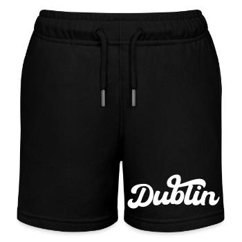 Dublin, Aesthetic Styles - Kids Organic Sweat Shorts by Stanley/Stella - black - Front