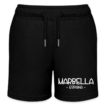 Marbella España Espagne Espagnol - Short de jogging enfant bio Stanley/Stella - noir - Devant