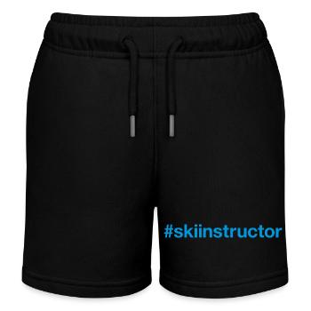 SKI INSTRUCTOR Skilehrer Hashtag - Kinder Organic Joggingshorts Mini Bolter von Stanley/Stella - Schwarz - Vorne