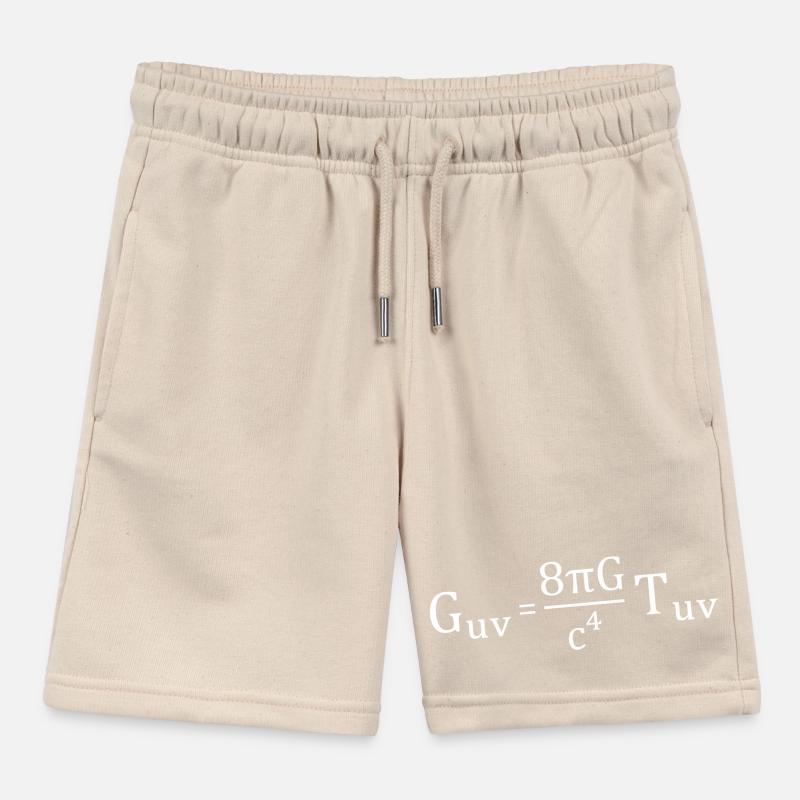 General Relativity Einstein Field Equation Physics Kids Organic Sweat Shorts by Stanley/Stella