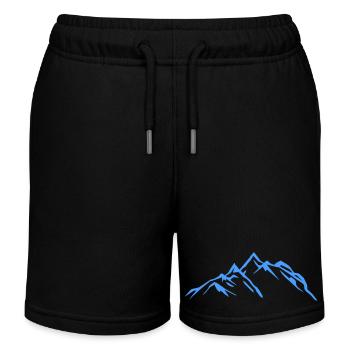 Montagnes Montagnes 2 - Short de jogging enfant bio Stanley/Stella - noir - Devant