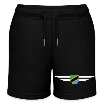 T-shirt T-shirt Tanzanie pour les vrais fans - Short de jogging enfant bio Stanley/Stella - noir - Devant