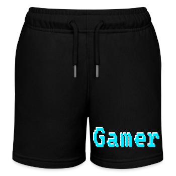 Gamer - Kinder Organic Joggingshorts Mini Bolter von Stanley/Stella - Schwarz - Vorne