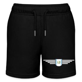 I Love Guatemala, Style Design T-Shirt - Kids Organic Sweat Shorts by Stanley/Stella - black - Front