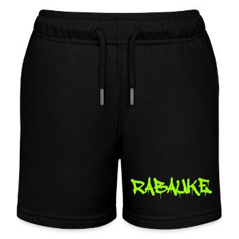 Rabauke - ungehobelter Mensch - ungezogenes Kind - Kinder Organic Joggingshorts Mini Bolter von Stanley/Stella - Schwarz - Vorne