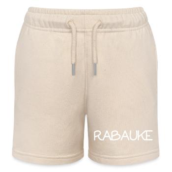 Rabauke - ungehobelter Mensch - ungezogenes Kind - Kinder Organic Joggingshorts Mini Bolter von Stanley/Stella - Natur - Vorne