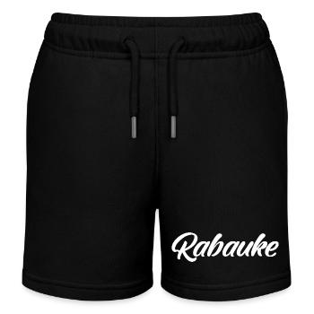 Rabauke - ungehobelter Mensch - ungezogenes Kind - Kinder Organic Joggingshorts Mini Bolter von Stanley/Stella - Schwarz - Vorne