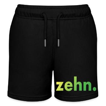 10. Geburtstag Geschenk Sohn Tochter - Kinder Organic Joggingshorts Mini Bolter von Stanley/Stella - Schwarz - Vorne