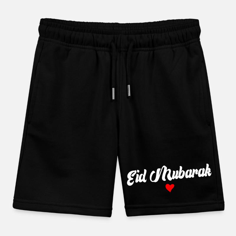 Islam Eid Mubarak Kinder Organic Joggingshorts Mini Bolter von Stanley/Stella