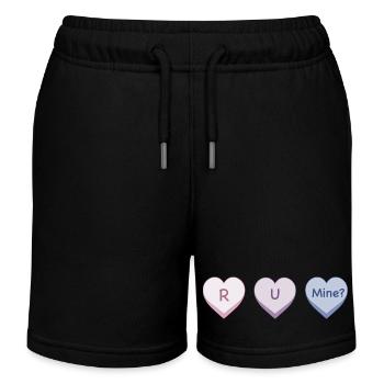 R U Mine ? - Short de jogging enfant bio Stanley/Stella - noir - Devant