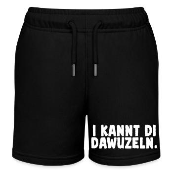 Bayerisch lustiger Spruch für alle - Kinder Organic Joggingshorts Mini Bolter von Stanley/Stella - Schwarz - Vorne