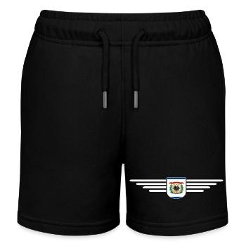 West Virginia Fan Shirt – Natur & Stolz - Kinder Organic Joggingshorts Mini Bolter von Stanley/Stella - Schwarz - Vorne