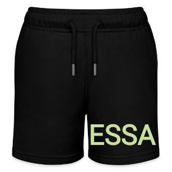 Essa - Short de jogging enfant bio Stanley/Stella - noir - Devant