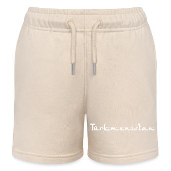 Turkmenistan - Kinder Organic Joggingshorts Mini Bolter von Stanley/Stella - Natur - Vorne
