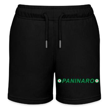 Paninaro - Kinder Organic Joggingshorts Mini Bolter von Stanley/Stella - Schwarz - Vorne