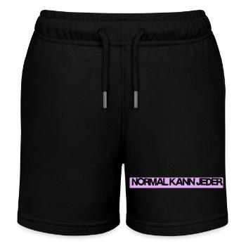 Normal kann jeder / Lustiges T-Shirt für jeden Tag - Kinder Organic Joggingshorts Mini Bolter von Stanley/Stella - Schwarz - Vorne