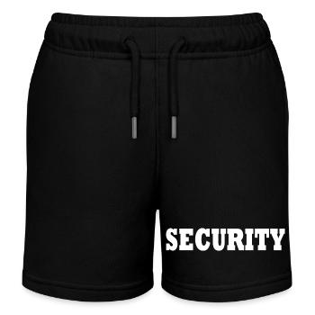 Sicherheitsdienst - Kinder Organic Joggingshorts Mini Bolter von Stanley/Stella - Schwarz - Vorne