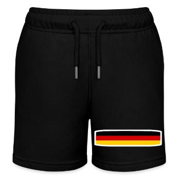 DEUTSCHLAND - Kinder Organic Joggingshorts Mini Bolter von Stanley/Stella - Schwarz - Vorne
