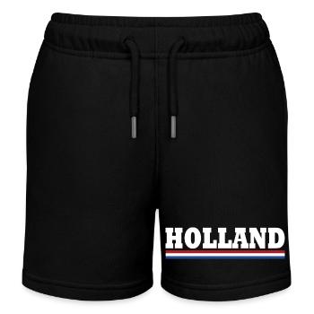 Drapeau de la Hollande - Short de jogging enfant bio Stanley/Stella - noir - Devant