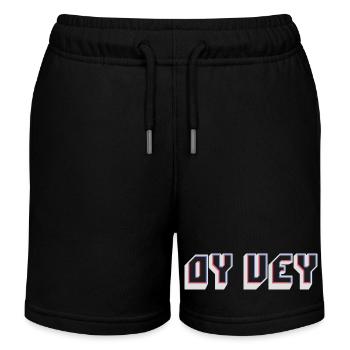 Lustige jiddische Phrase - Oy Vey, jüdisches Weihnachtsgeschenk - Kinder Organic Joggingshorts Mini Bolter von Stanley/Stella - Schwarz - Vorne