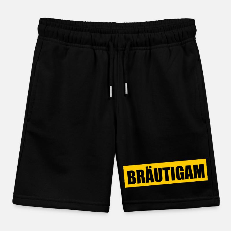 bräutigam Kinder Organic Joggingshorts Mini Bolter von Stanley/Stella