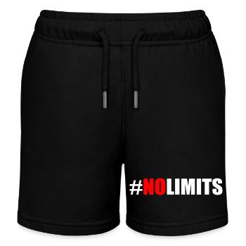 No limits - Short de jogging enfant bio Stanley/Stella - noir - Devant