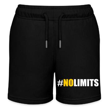 No limits - Short de jogging enfant bio Stanley/Stella - noir - Devant