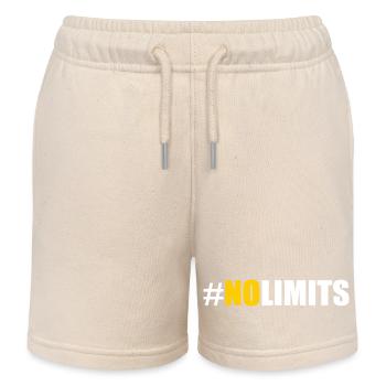 No limits - Short de jogging enfant bio Stanley/Stella - écru doux - Devant