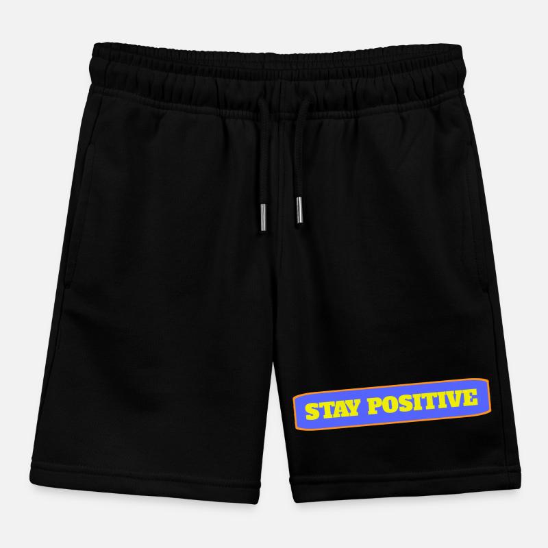Stay Positive Kids Organic Sweat Shorts by Stanley/Stella
