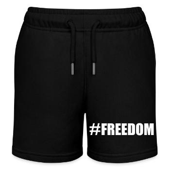 Freedom - Kids Organic Sweat Shorts by Stanley/Stella - black - Front