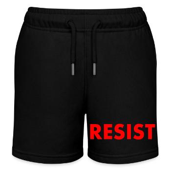 Resist - Kids Organic Sweat Shorts by Stanley/Stella - black - Front