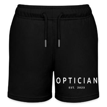 Opticien Est. 2023 Cadeau étudiant opticien diplômé - Short de jogging enfant bio Stanley/Stella - noir - Devant