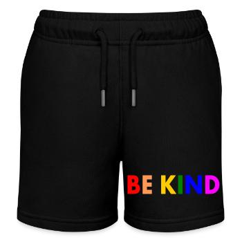 Be kind - Kinder Organic Joggingshorts Mini Bolter von Stanley/Stella - Schwarz - Vorne
