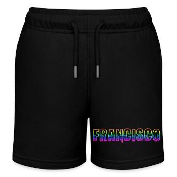 Francisco RS Arc-en-ciel - Short de jogging enfant bio Stanley/Stella - noir - Devant