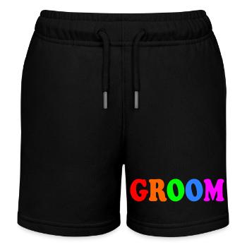 Groom - Short de jogging enfant bio Stanley/Stella - noir - Devant