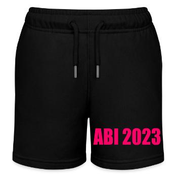 Abi 2023 - Kinder Organic Joggingshorts Mini Bolter von Stanley/Stella - Schwarz - Vorne