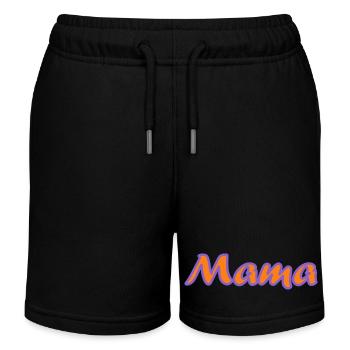MUTTERTAG. SCHÖNEN MUTTERTAG. MAMA. MAMMA - Kinder Organic Joggingshorts Mini Bolter von Stanley/Stella - Schwarz - Vorne
