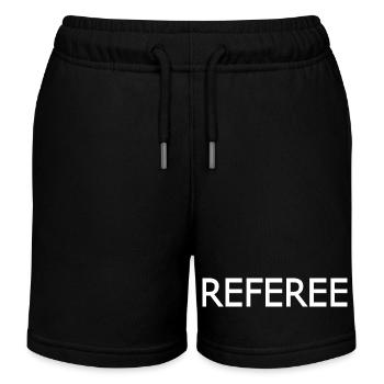 Referee - Kids Organic Sweat Shorts by Stanley/Stella - black - Front