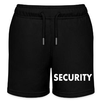 Security - Kids Organic Sweat Shorts by Stanley/Stella - black - Front