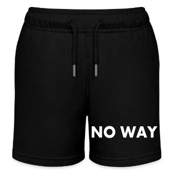 No way - Kids Organic Sweat Shorts by Stanley/Stella - black - Front