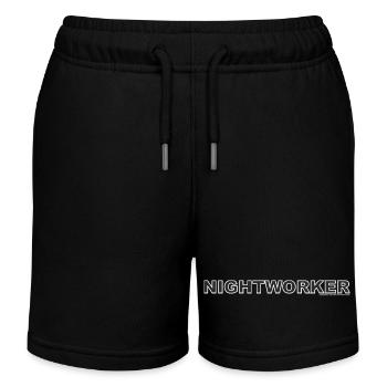 Nightworker 1 - Kinder Organic Joggingshorts Mini Bolter von Stanley/Stella - Schwarz - Vorne