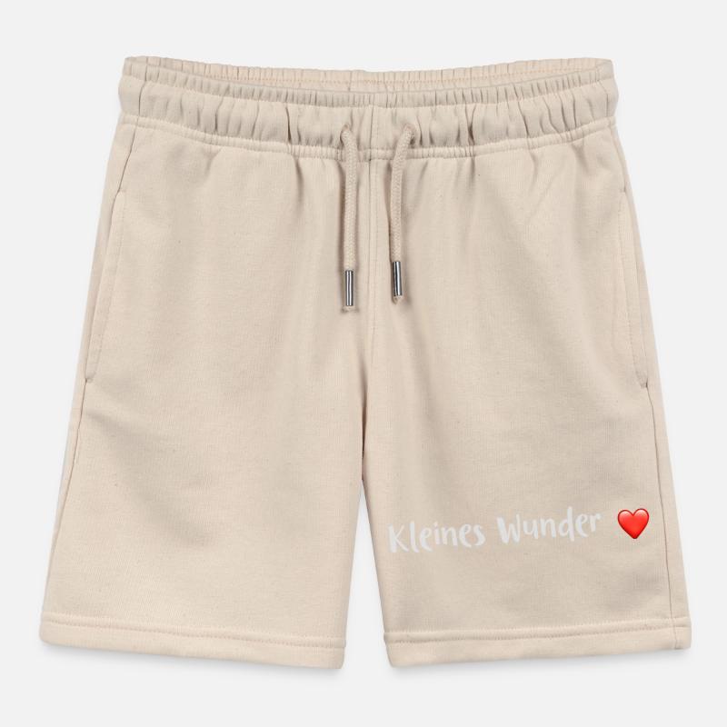 Petits dictons de bébé miracle Short de jogging enfant bio Stanley/Stella