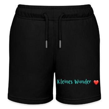 Babysprüche - Schwangerschaft - Kinder Organic Joggingshorts Mini Bolter von Stanley/Stella - Schwarz - Vorne