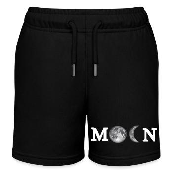 Moon-cadeau original lune - Short de jogging enfant bio Stanley/Stella - noir - Devant