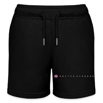 United kingdom flag - Kids Organic Sweat Shorts by Stanley/Stella - black - Front